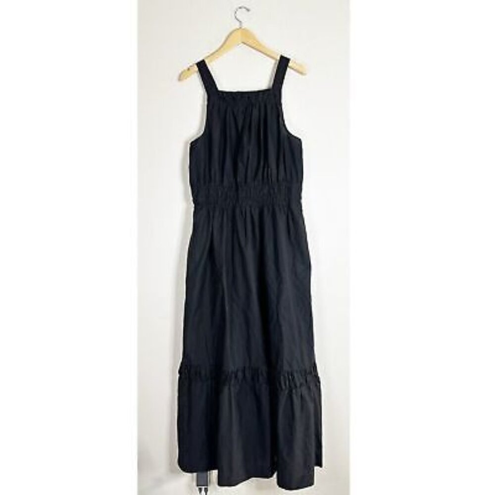 By Anthropologie Cotton Poplin Maxi Dress